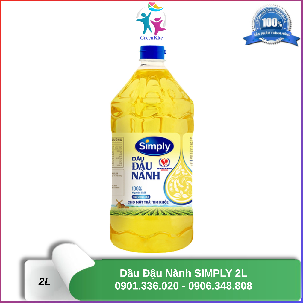 Dầu ăn simply đậu nành 2l - dầu ăn simply gạo lứt 2l - dầu ăn neptune light 2l