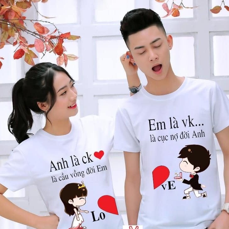 Áo thun đôi anh là em là ý nghĩa