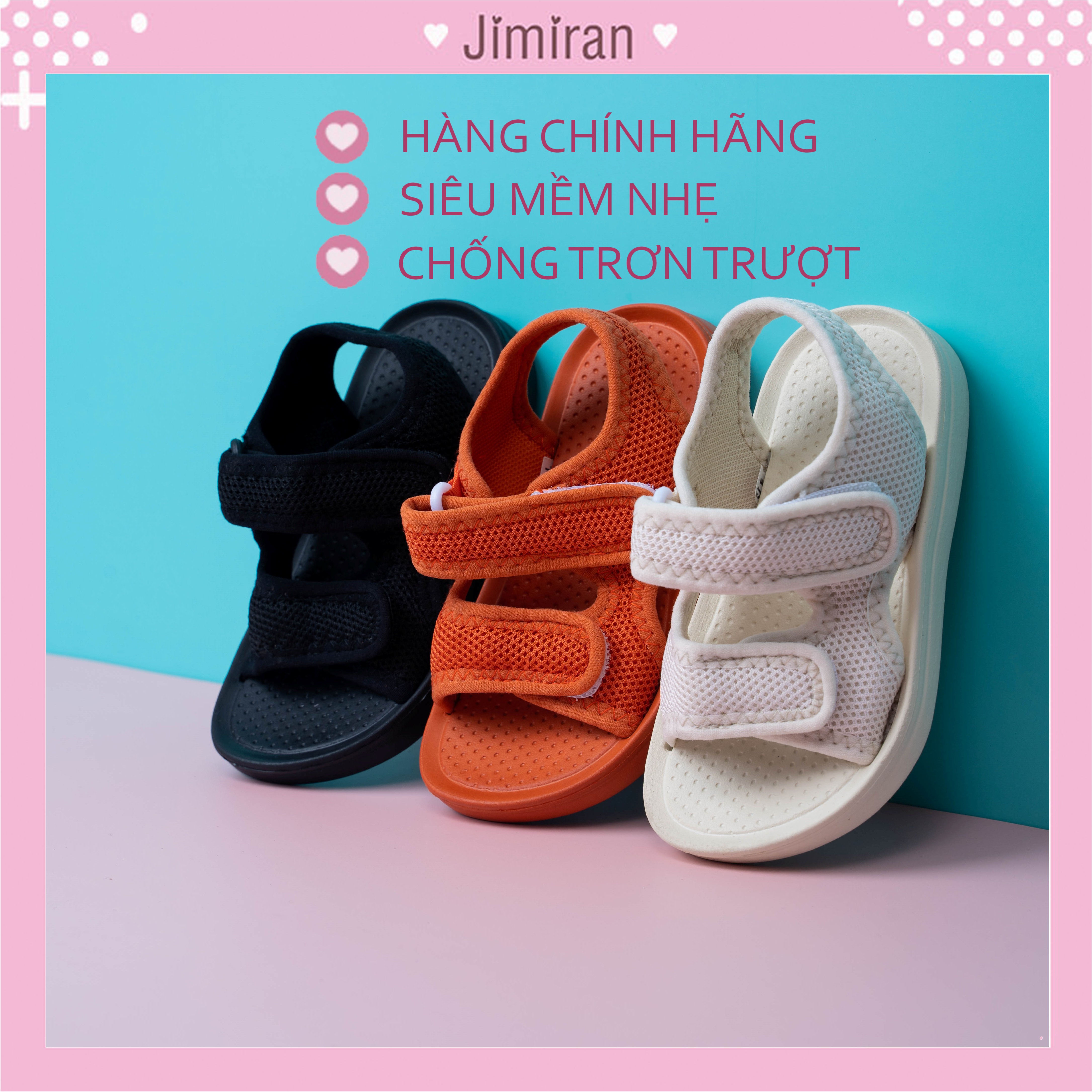Dép quai hậu cho bé trai bé gái Cheerful Mario Sandal quai dán trẻ em từ 2 - 5 tuổi chống trơn trượt chính hãng DB08