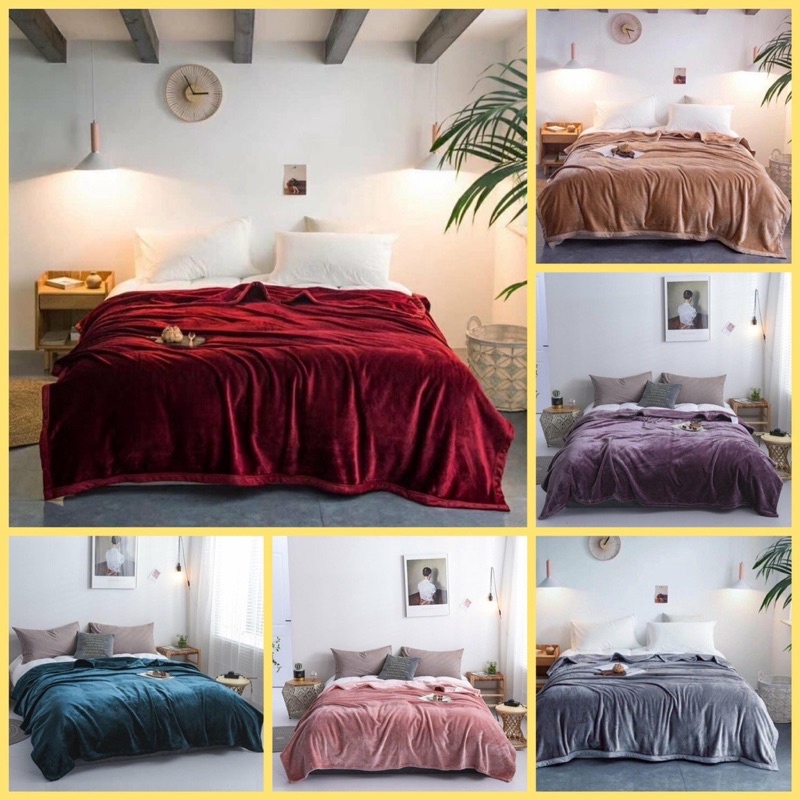 Chăn lông tuyết muji , blanket siêu mềm mịn, chăn lông cao cấp