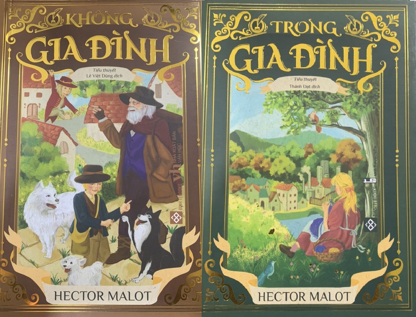 Nguyetlinhbook - Combo Hector Malot: Không Gia Đình + Trong Gia Đình.