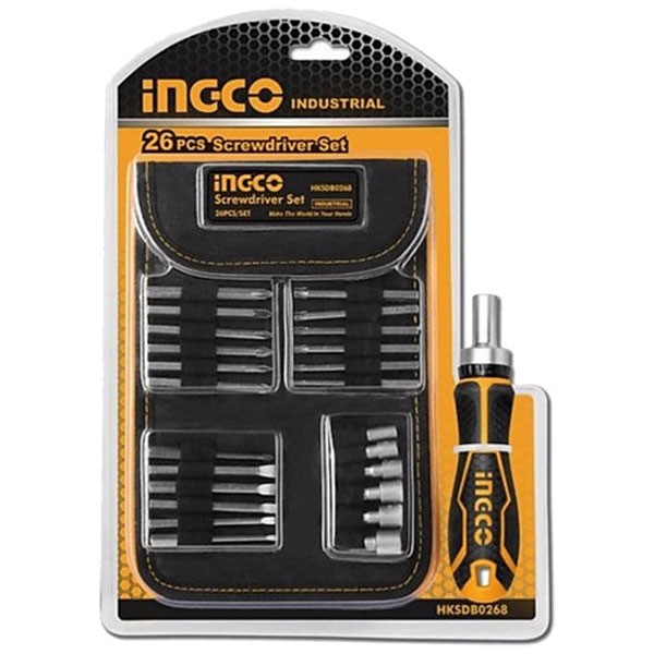 Bộ 26 tua vít ingco hksdb0268