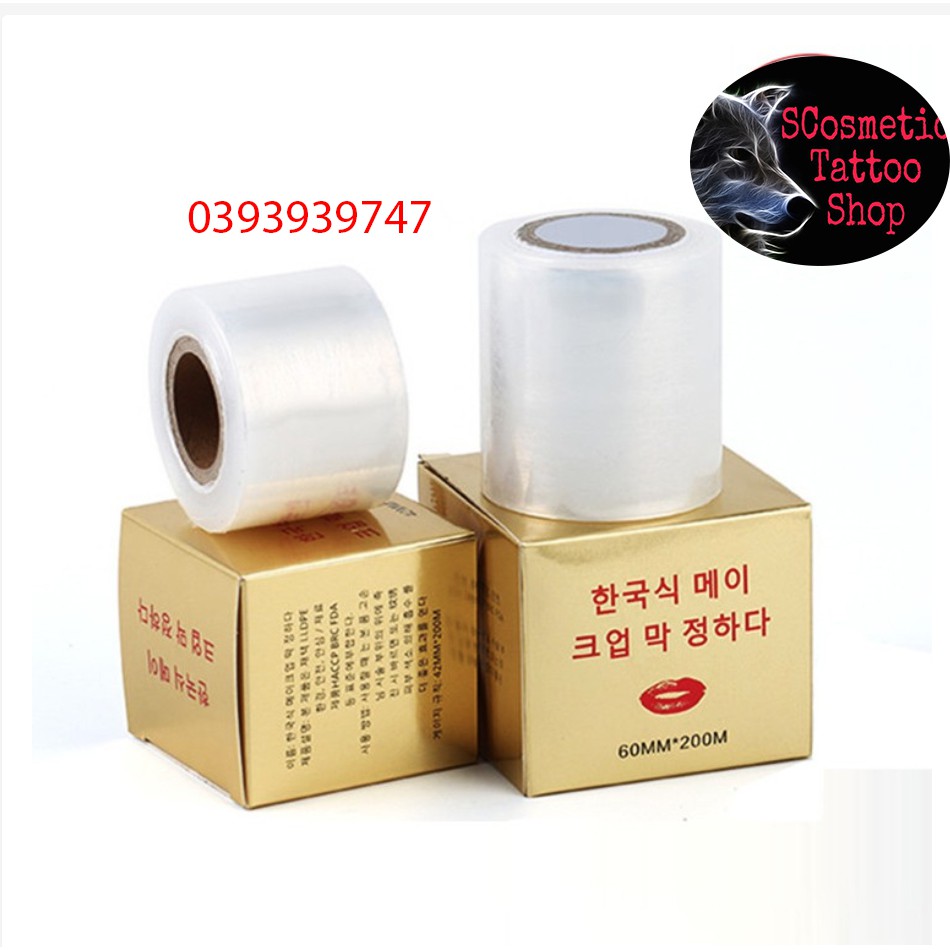 💗freeship💗cuộn nilong dễ bám- màng nilong ủ tê lông mày, môi, mí