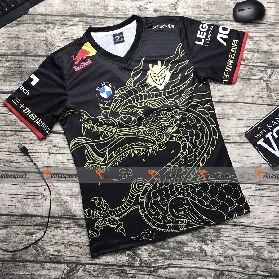 Áo thi đấu game g2 lol worlds jersey 2020