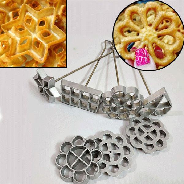 [HCM]Combo 8 Khuôn Làm Bánh Nhúng Bằng Gang Nhiểu Kiểu Độc Đáo