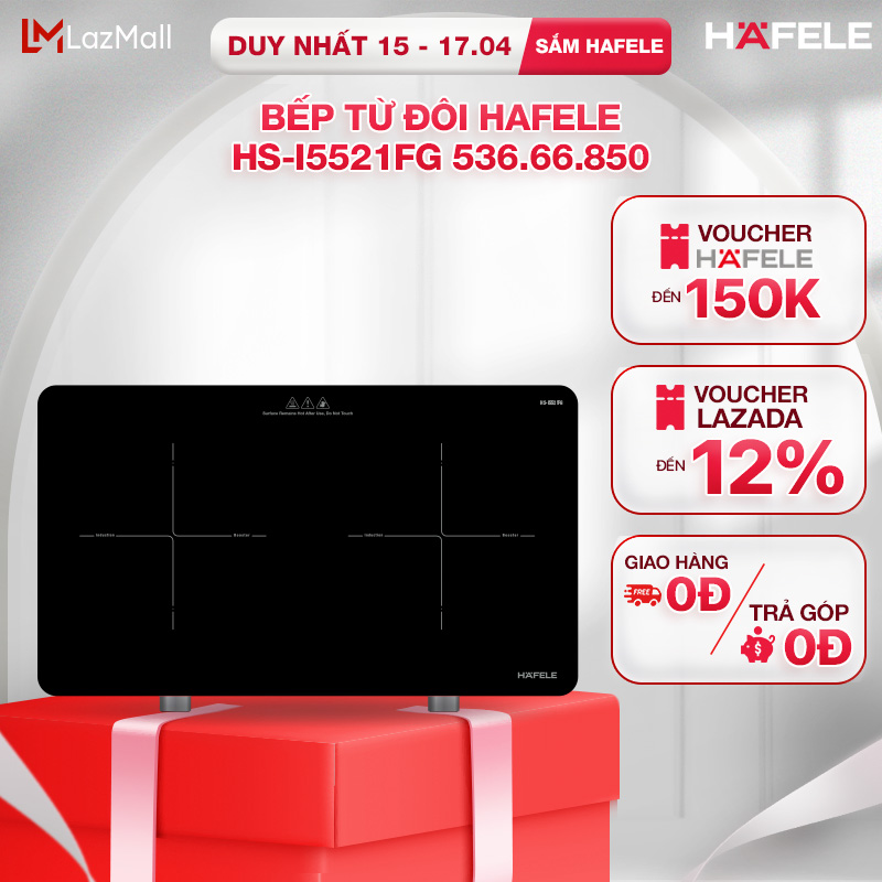 [New] Bếp từ đôi Hafele HS-I5521FG 536.66.850