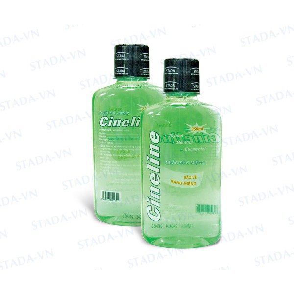 Nước súc miệng cineline stada Chai 250ml - Thơm miệng khử mùi Diệt khuẩn