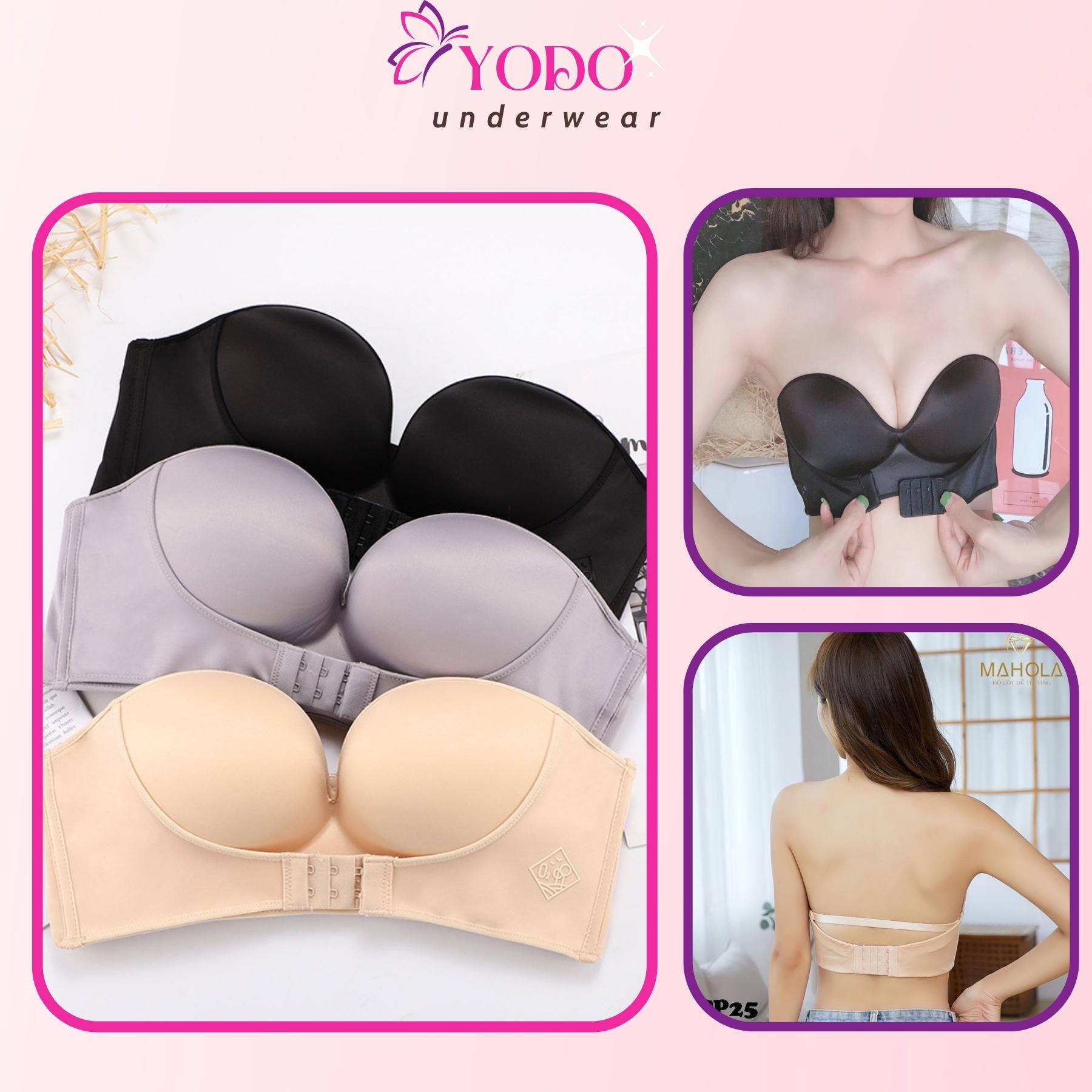 Áo ngực không dây chống tuột không gọng nâng ngực cao cấp YODO Store 336