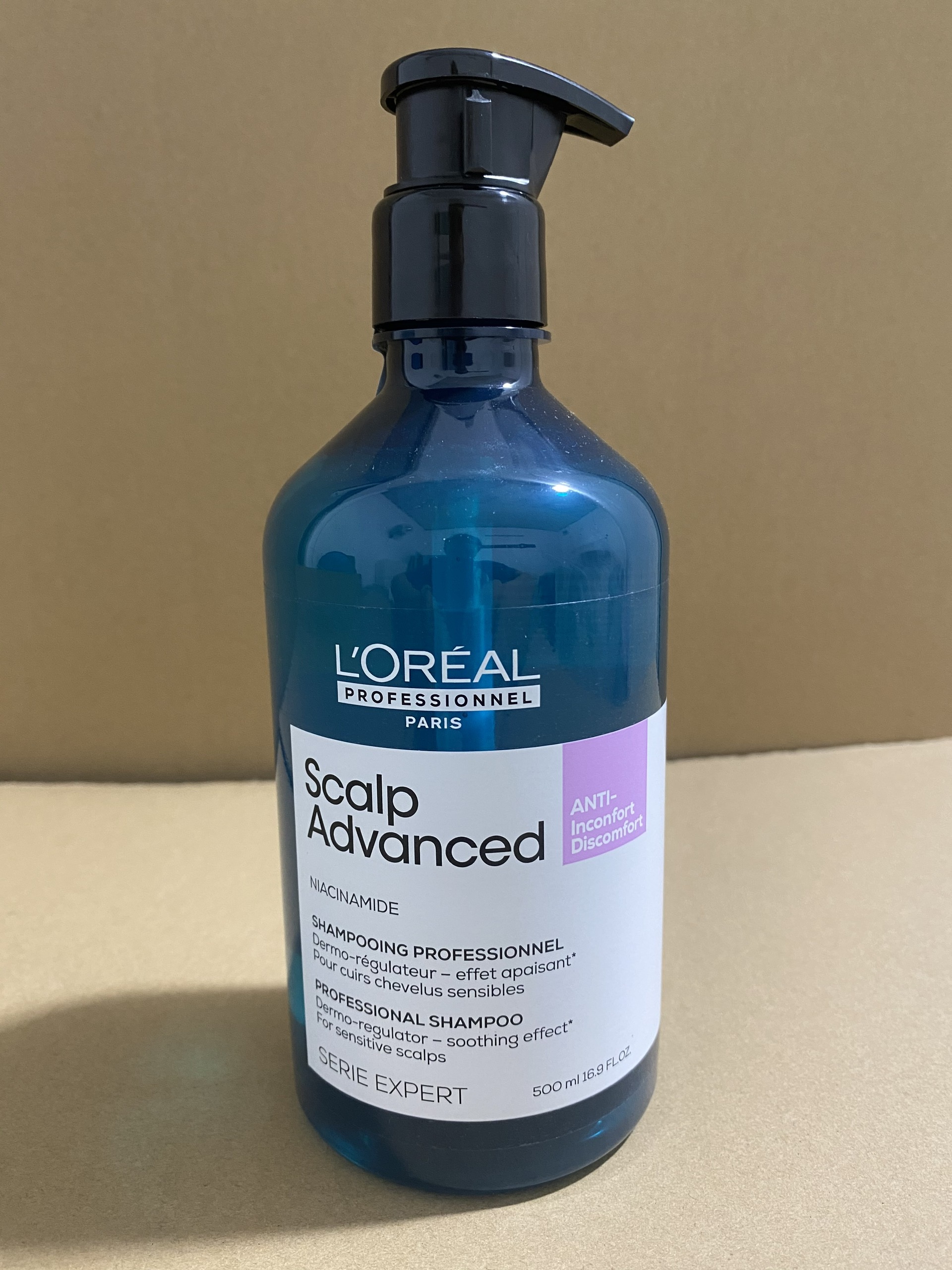 Dầu Gội Xả L'oreal Chăm Sóc Da Đầu Nhạy Cảm Scalp Advance Anti-Inconfort Disconfort Shampoo 500ml