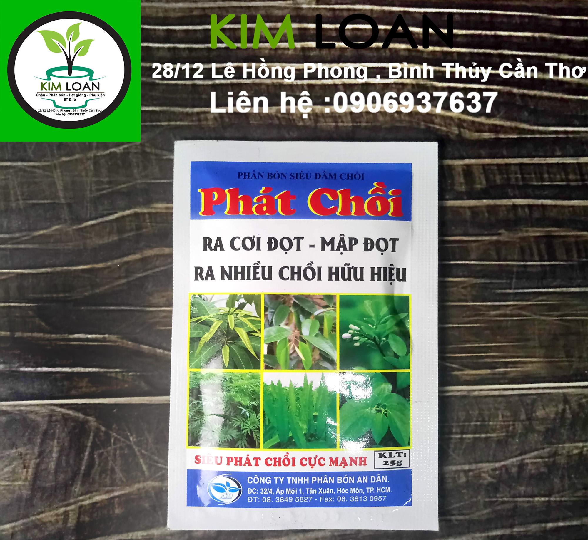 Combo 4 gói phân bón siêu đâm chồi Phát Chồi 15-1-3 gói 25g