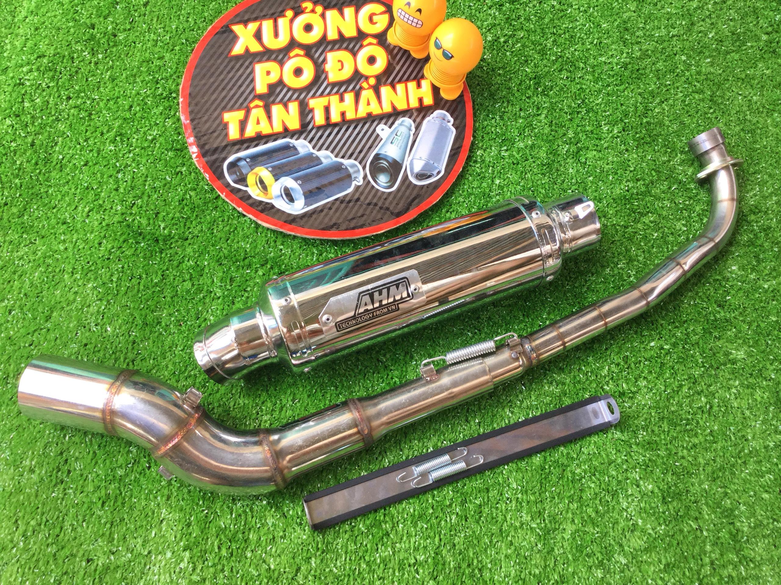 Bộ pô ahm trắng full cổ cong wave 50 - 100, cup, dream, 67, axelo, exciter 50cc,...,Sản Phẩm Chất Lượng, Gian Hàng Uy Tín, Giá Cả Cực Tốt, Mua Ngay.