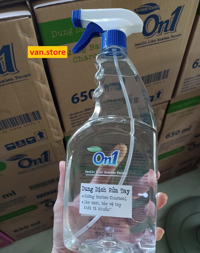 Dung dịch rửa tay khô on1 650ml - dạng xịt