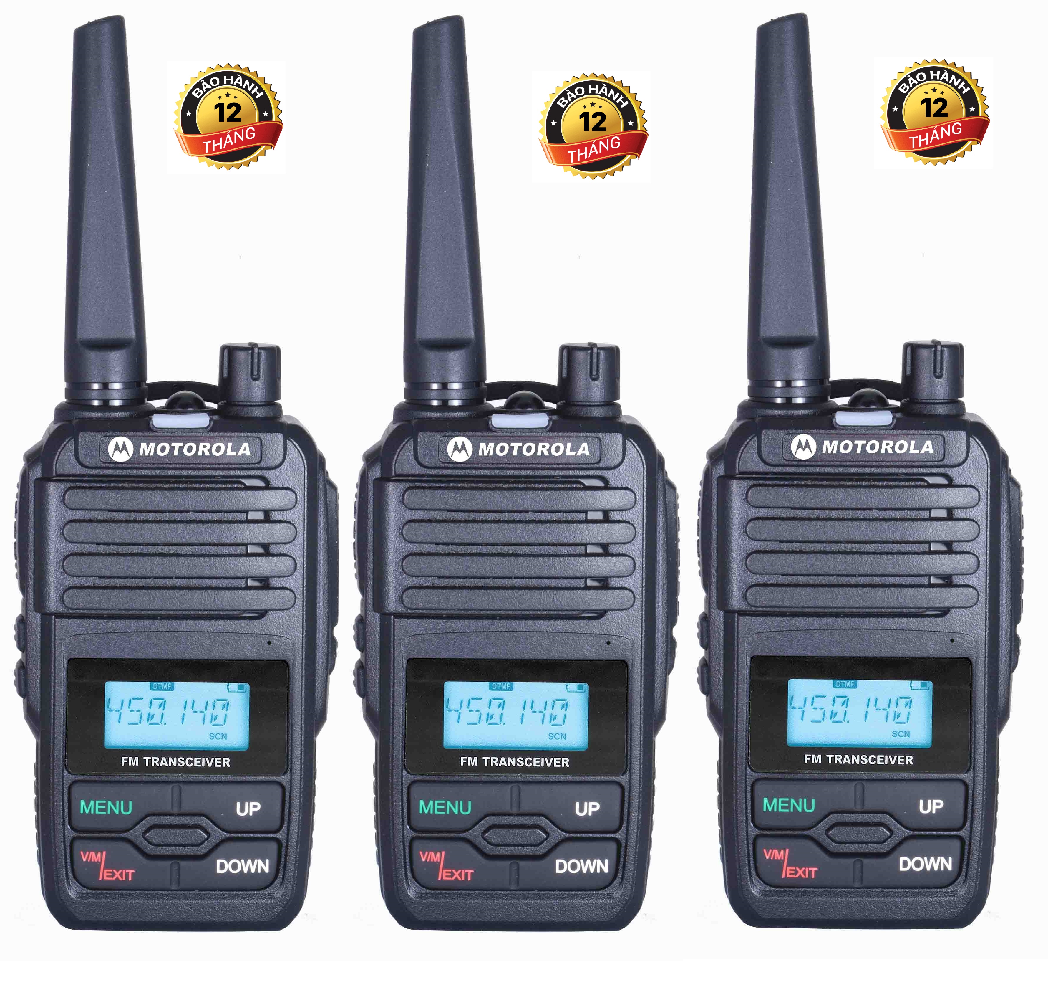 Bộ 3 Bộ đàm Motorola GP6660 (Bền bỉ, đẹp, cự ly liên lạc xa)