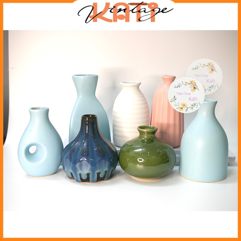 Bình gốm - lọ gốm trang trí - decor - bát tràng-