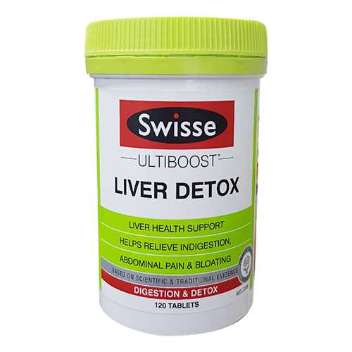 [HCM]Viên uống Swisse Ultiboost Liver Detox 120 viên - Hỗ trợ chức năng gan