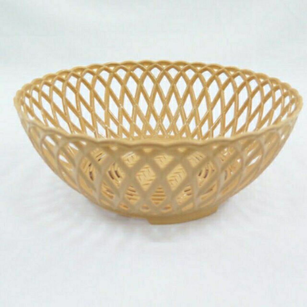 bộ 2 rổ nhựa giả mây tiện dụng