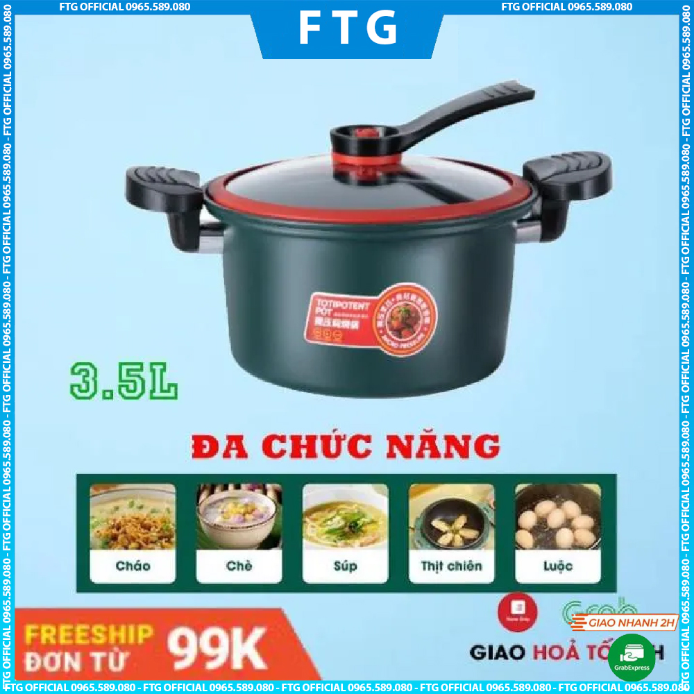 Nồi áp suất đa năng mini totipotent pot 3.5l