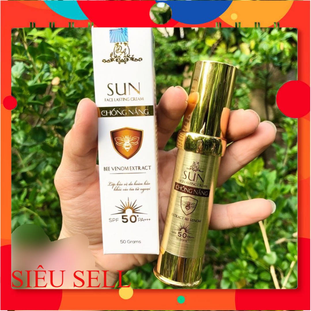 Kem Chống Nắng Collagen X3 Đông Anh SPF50+ Chiết Xuất Nọc Ong , Chống Nắng , Dương Ẩm , Che Khuyết Điểm (R)
