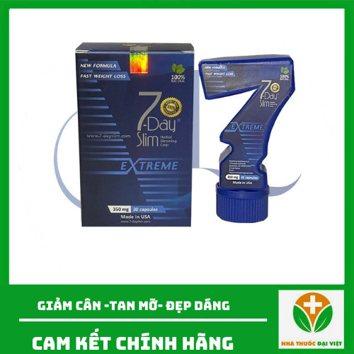 7 day slim - viên uống giảm cân nhập khẩu mỹ