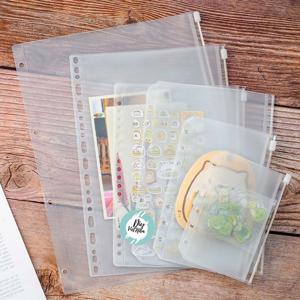 Túi zip đựng tiện ích cho planner