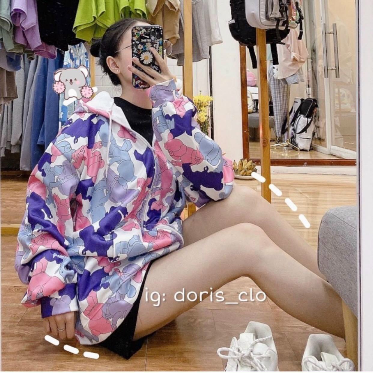 ÁO KHOÁC DÙ LOANG MÀU CAO CẤP 2 LỚP LÓT TRONG FORM RỘNG NAM NỮ MẶC THOẢI MÁI TP