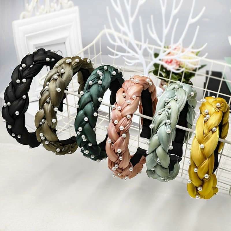 Mấn đội đầu đính hạt ngọc [H&H]- Vấn đội đầu cùng áo dài, Phụ kiện cưới