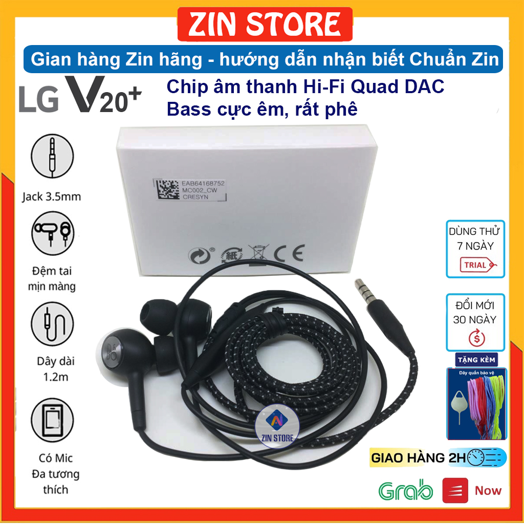 Tai nghe dành cho lg v20 b&o play - hàng zin xịn 100%