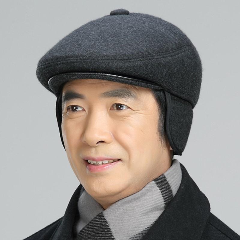 Mũ Nồi, Mũ Beret nam, mũ cho ông, mũ cho bố, mũ beret phong cách lịch lãm, chất vải Nỉ