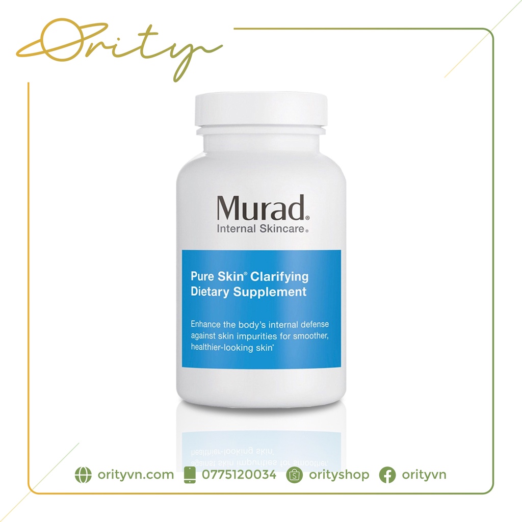 Viên uống giảm mụn Murad Pure Skin Clarifying Dietary Supplement