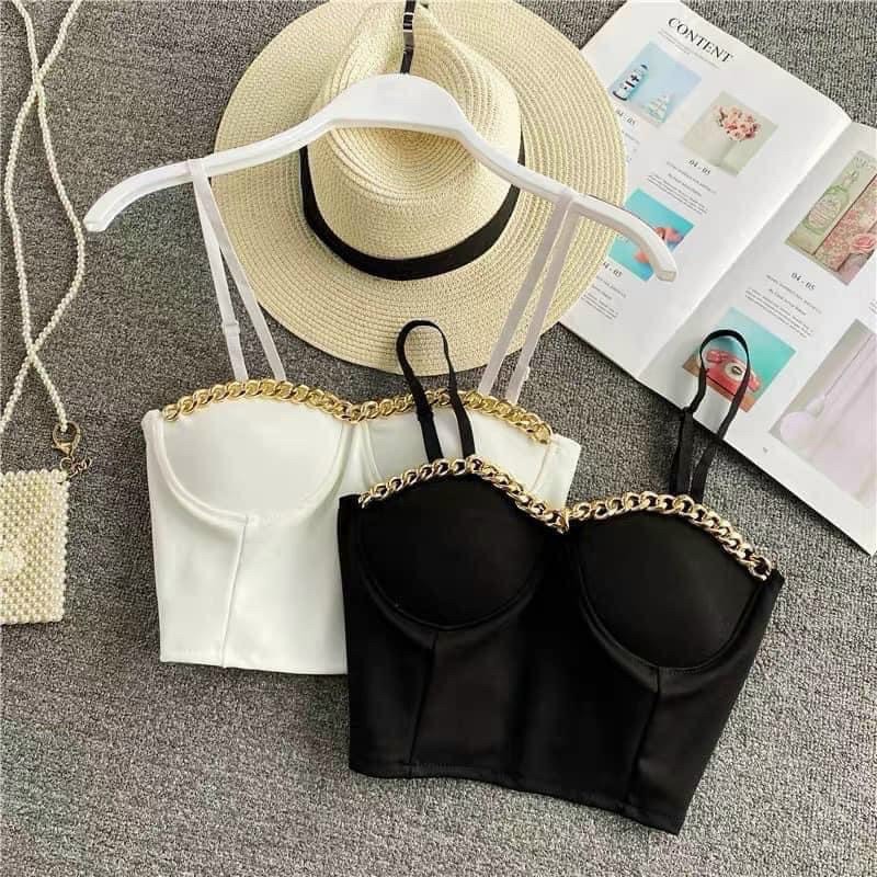 Áo 2 dây trơn cúp ngực thời trang