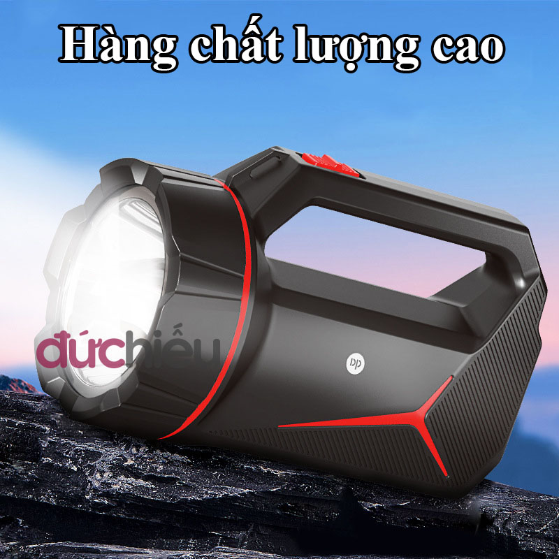 [ Hàng bao chuẩn ] Đèn pin siêu sáng cầm tay loại to đa năng tích điện DP LED - Đức Hiếu Shop