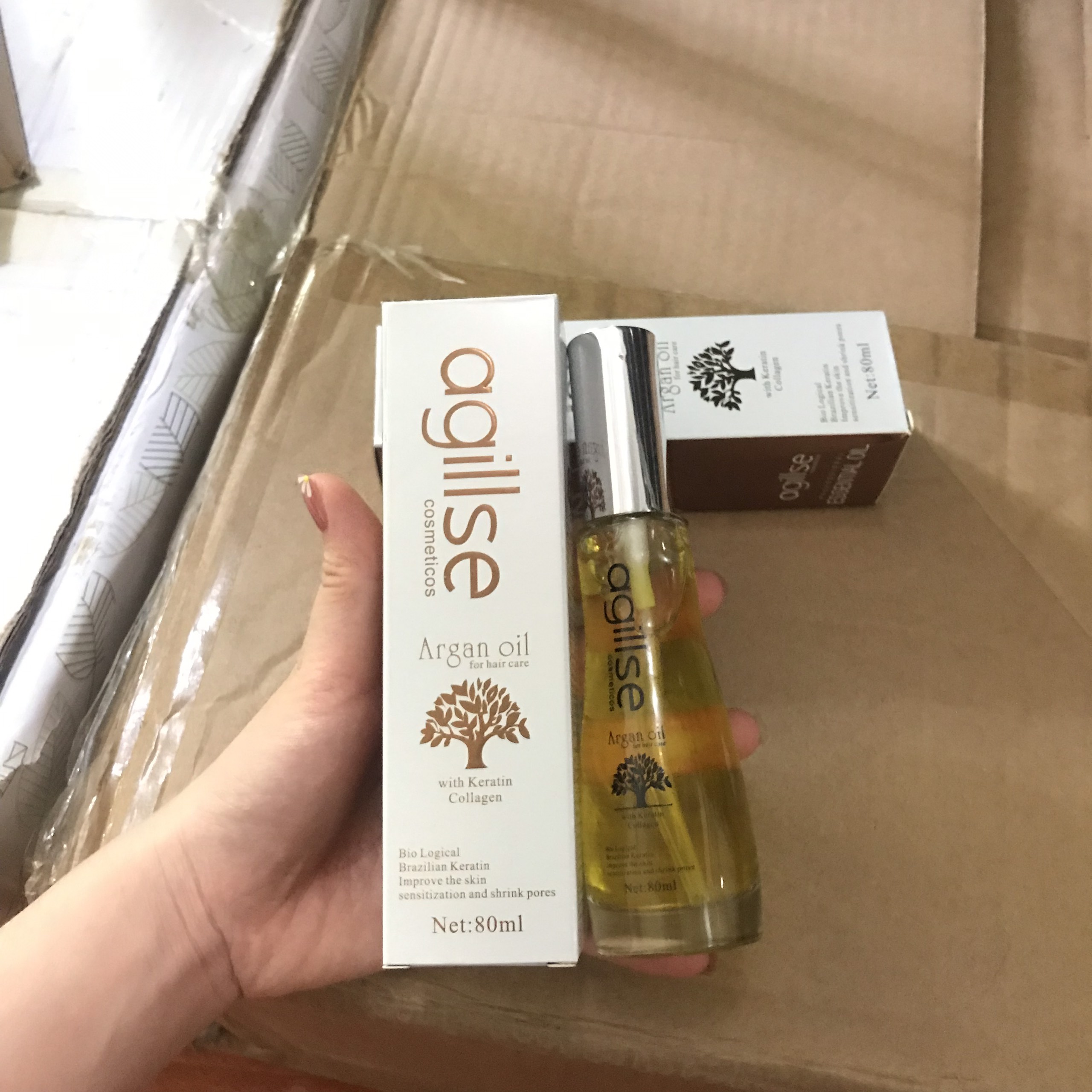 Tinh Dầu Siêu Dưỡng Tóc Agillse Oil 80ml Siêu Dưỡng Tóc