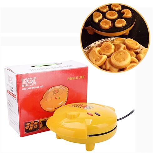 [HCM]Máy làm bánh magicbullet hình thú - Máy nướng bánh mini