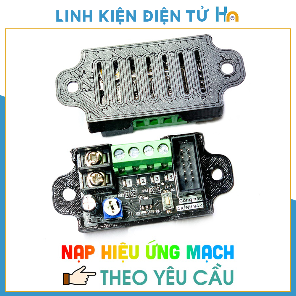 Mạch điều khiển led vẫy 4 kênh công suất 6A - hỗ trợ nạp hiệu ứng