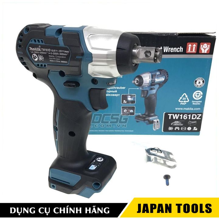 Máy siết bu lông 12.7mm dùng pin 12vmax makita tw161dz | japan tools