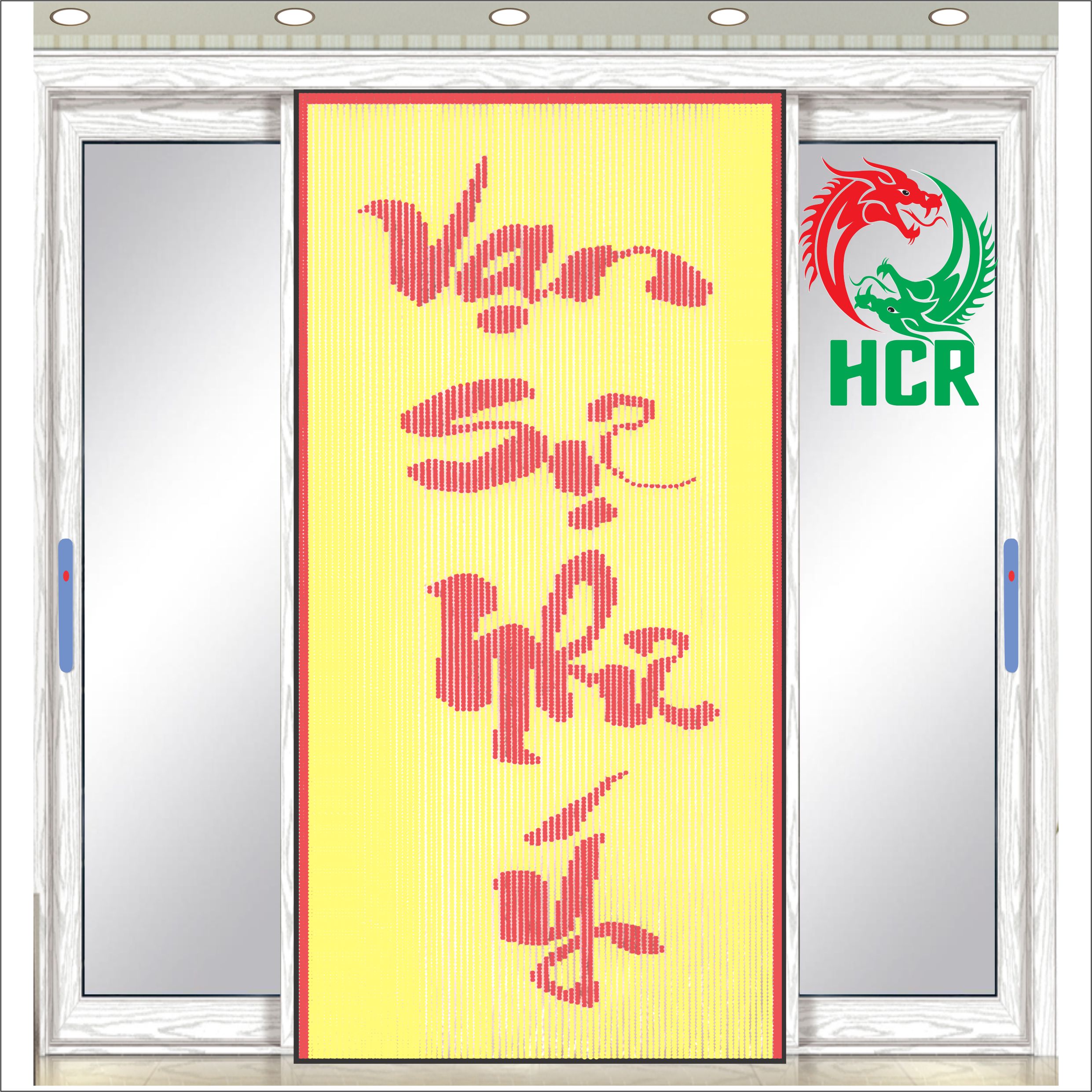 Màn hạt nhựa - Công ty Hai Con Rồng - Code 850 Chữ "Vạn Sự Như Ý"