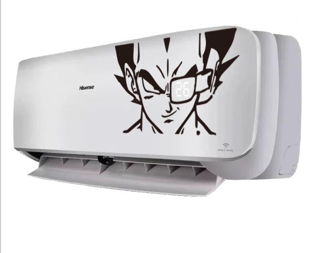 [HCM]Treo Máy Lạnh Phim Phòng Ngủ Dán Tường Dán Miếng Dán Trang Trí Cá Tính Sáng Tạo Vegeta Chống Thấm Nước