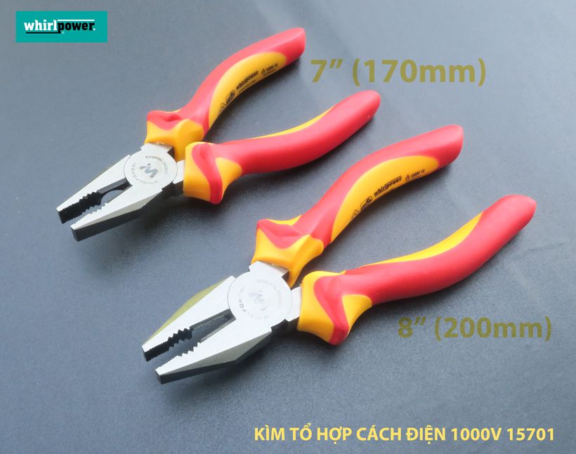 Kìm tổ hợp cách điện 1000V Whirlpower