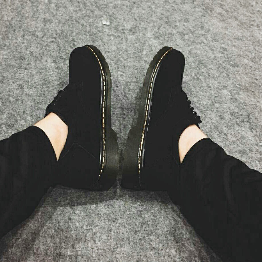 Giày da lộn nam Dr Martens 1461 England Da Bò Cao Cấp Đế Cao Su