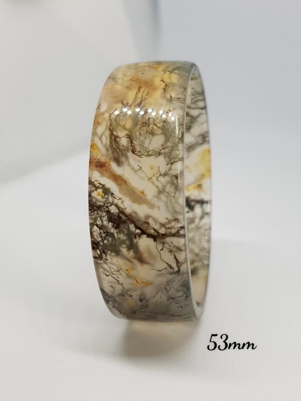 Vòng băng ngọc thủy tảo bản vuông, size 52mm, đã kiểm định - xưởng buôn đá phong thủy Huỳnh Đào