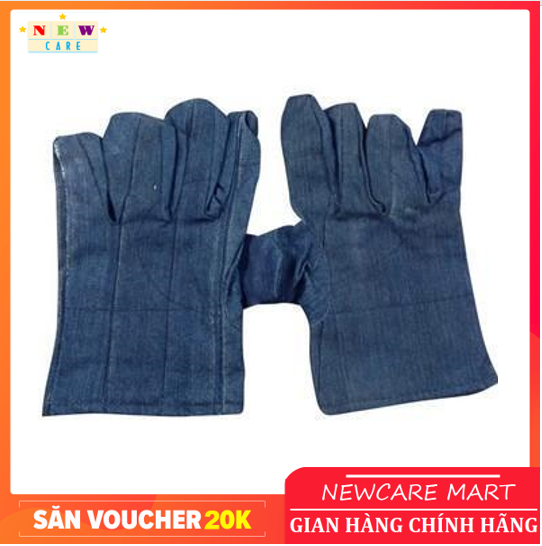 Combo 5 Đôi Găng Tay Vải Bò, Găng Tay Vải Jean, Găng Tay Thợ Hàn, Găng Tay Cơ Khí