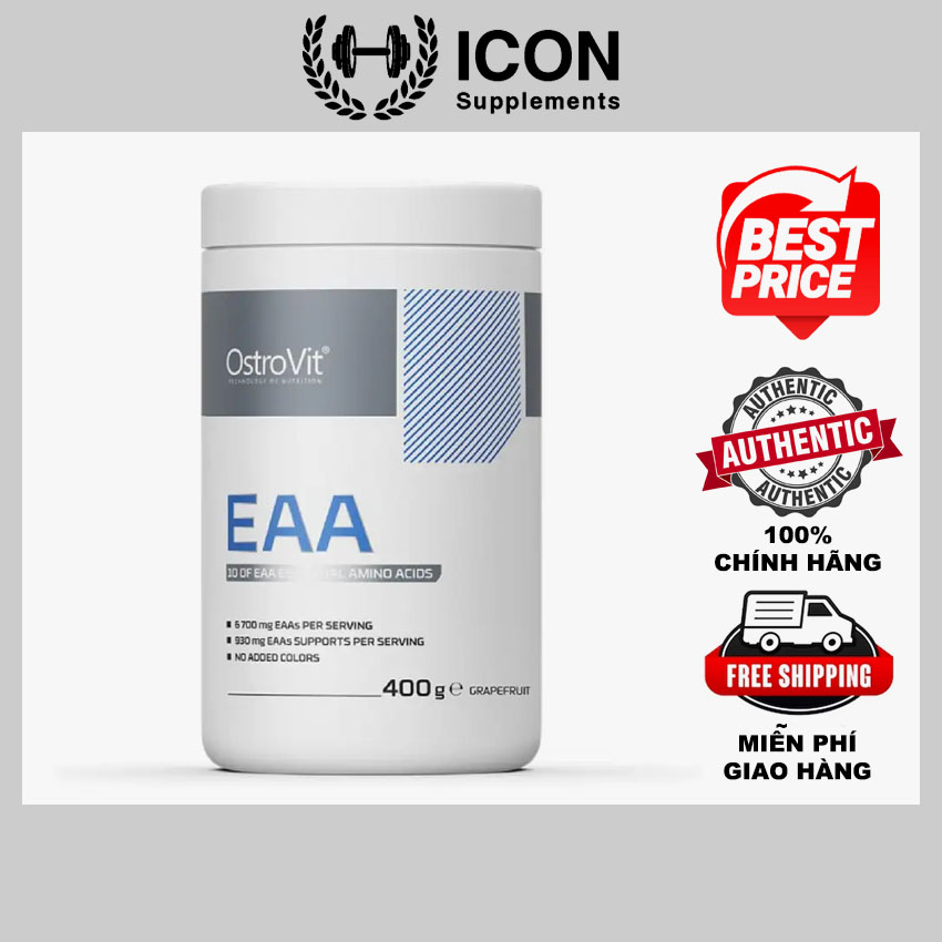  Ostrovit EAA 400g  40 servings  - Hỗ Trợ Phục Hồi và Phát Triển Cơ Bắp 