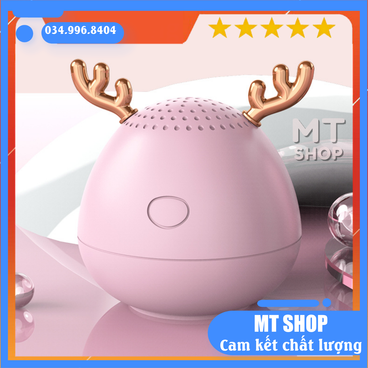 Loa bluetooth không dây mini hình con nai dễ thương - pin lâu