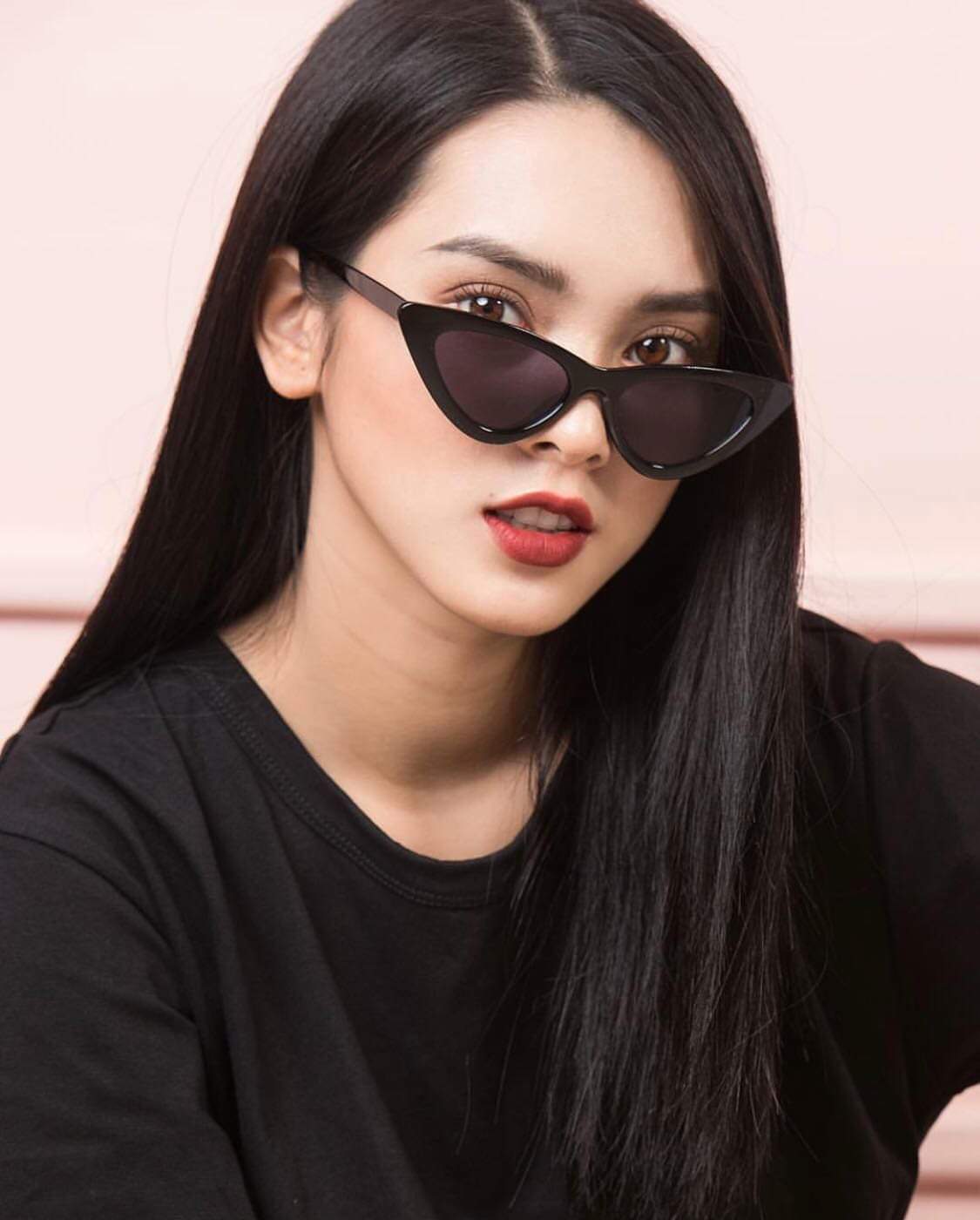 Mắt kính râm nữ kính mắt mèo thời trang cá tính vintage