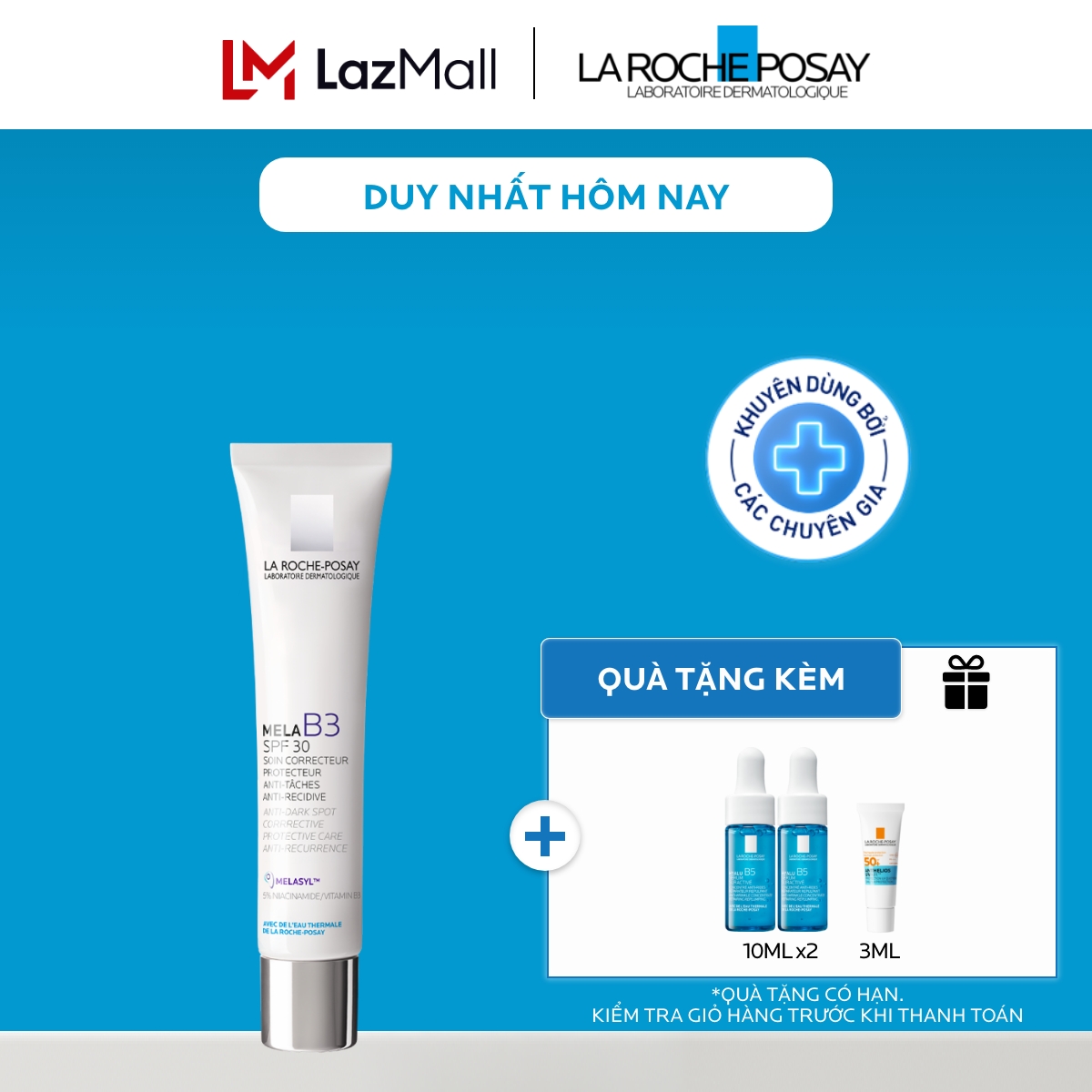 Kem dưỡng sáng da mờ thâm La Roche-Posay Mela B3 40ml