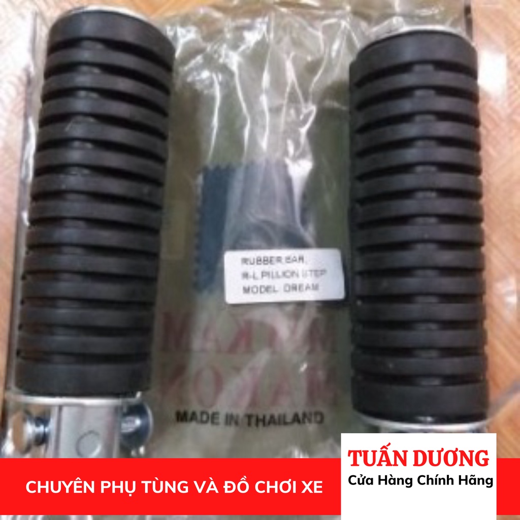 Để chân sau dành cho xe dream thái hàng đẹp cao su để chân dream thái các đời