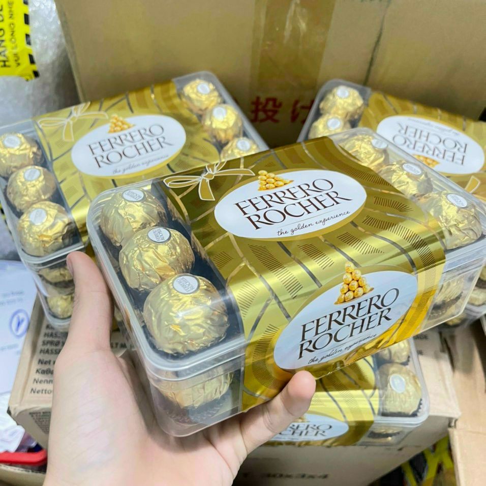 Socola ferrero rocher đức 375g - date t2/2024