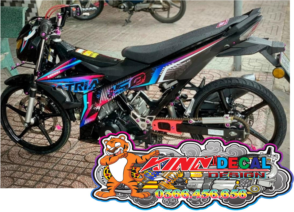 Tem Rời Satria 7 màu đẹp