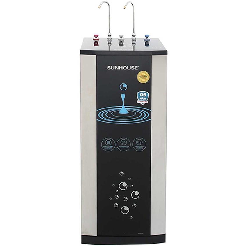 Máy lọc nước r.o nóng lạnh 10 lõi sunhouse shr76210ck