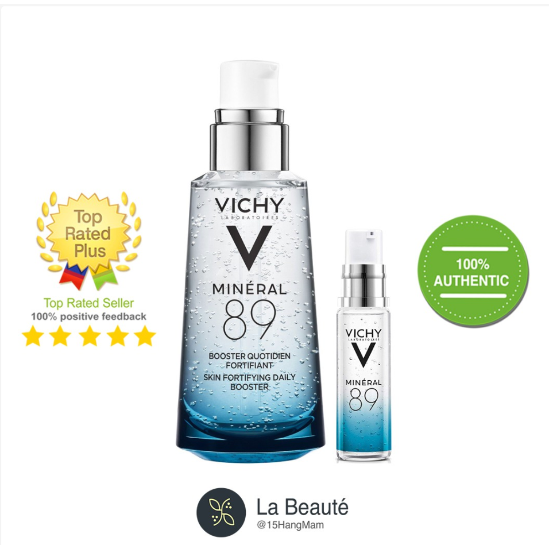 Vichy minéral 89 - dưỡng khoáng cô đặc và phục hồi da 10ml - 50ml